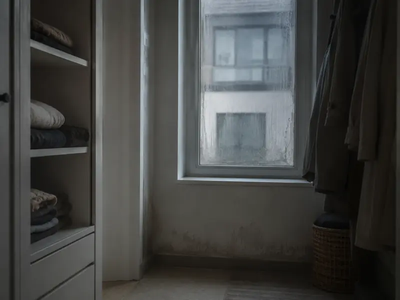 Odeur de moisi et humidité dans un dressing ou espace de rangement au Luxembourg